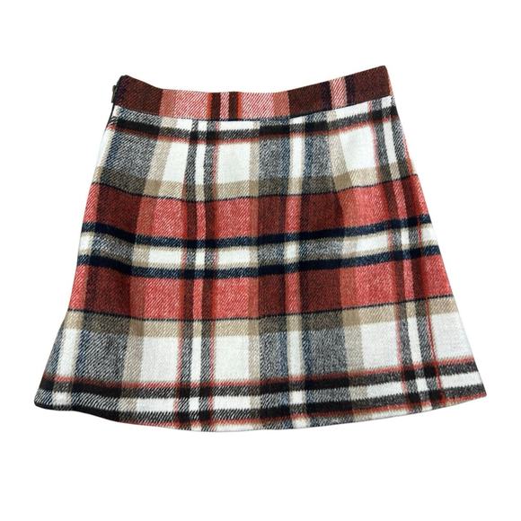 re: named Flannel Plaid Mini Skirt Sz Small Lined Winter Fashion Retro - Picture 5 of 7